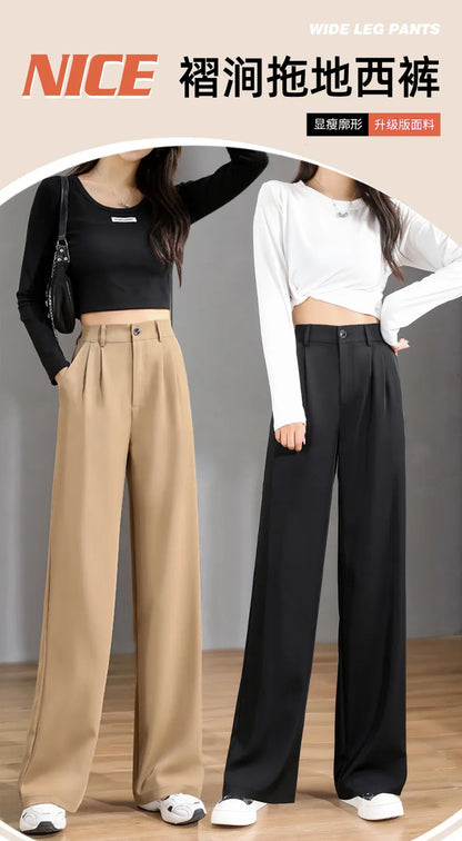 Vintage Wide Leg Pants | Office wear