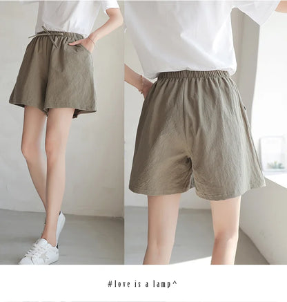 Cotton Loose Wide Leg Shorts | Spring/Summer Wear