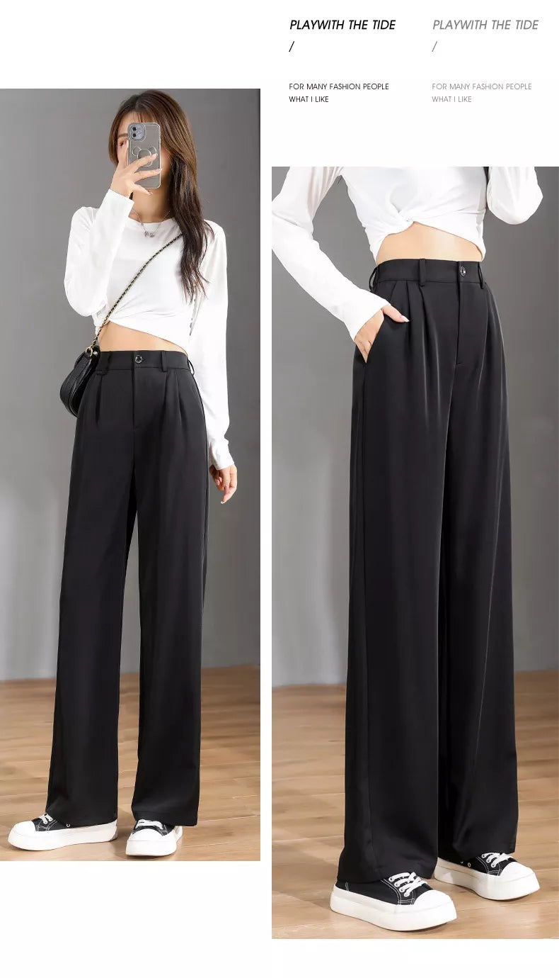 Vintage Wide Leg Pants | Office wear