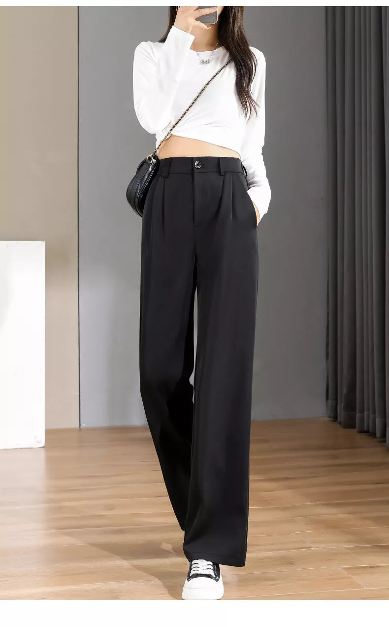 Vintage Wide Leg Pants | Office wear