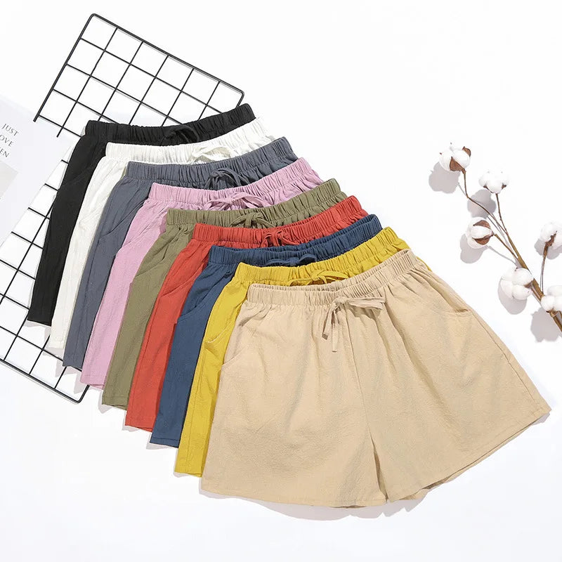 Cotton Loose Wide Leg Shorts | Spring/Summer Wear