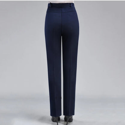 High-Waisted Fleece Pants | Elegant & Casual