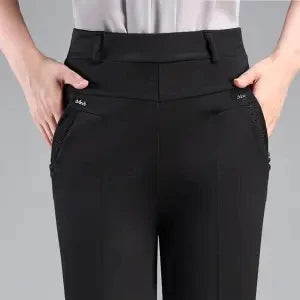 Pantalones polares de talle alto | Elegante e informal 