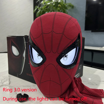 Máscara de Hombre Araña para Cosplay | Máscara electrónica con luces | Control remoto 