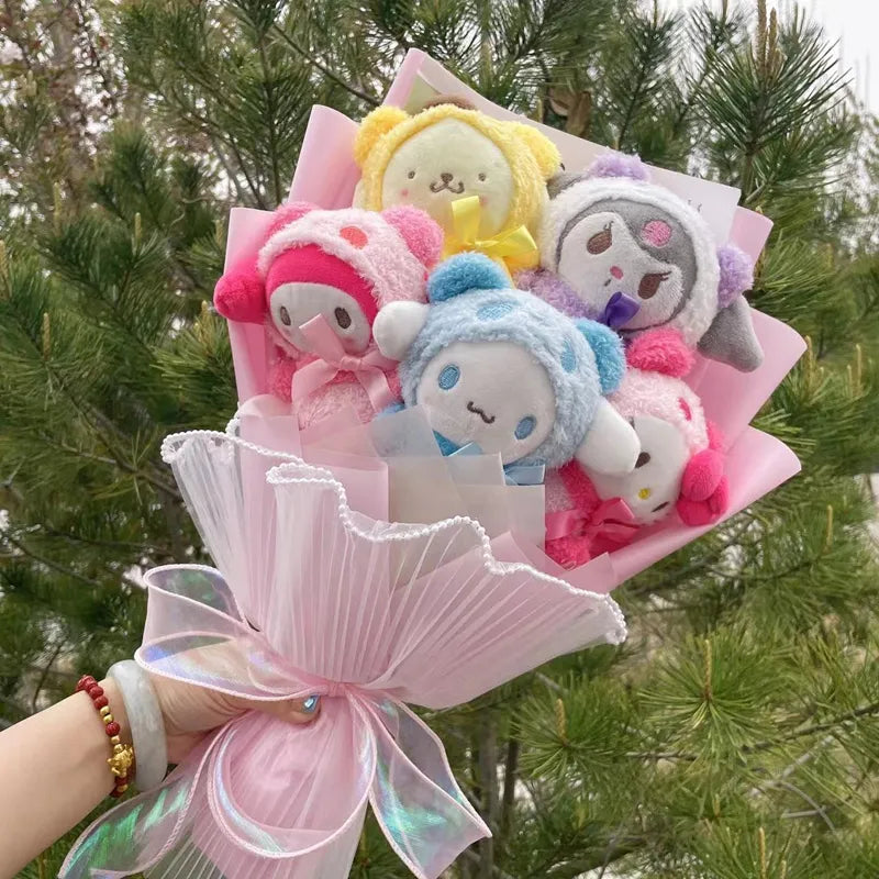 Sanrio Cartoon Plush Cute Bouquet