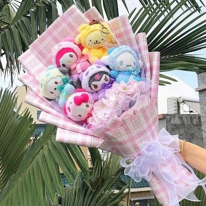 Ramo lindo de peluche de dibujos animados de Sanrio 