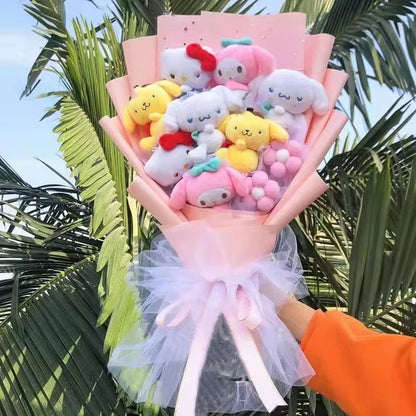 Sanrio Cartoon Plush Cute Bouquet