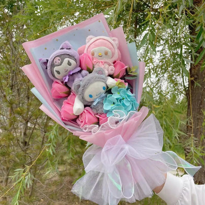 Sanrio Cartoon Plush Cute Bouquet