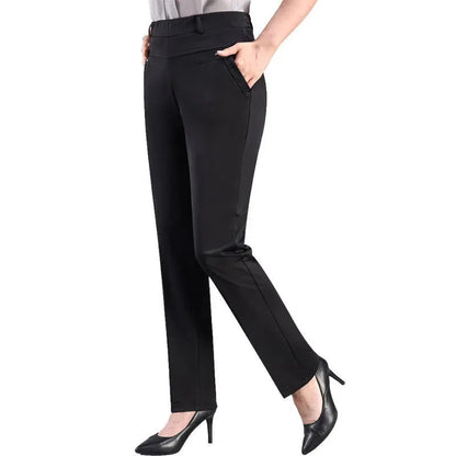 High-Waisted Fleece Pants | Elegant & Casual