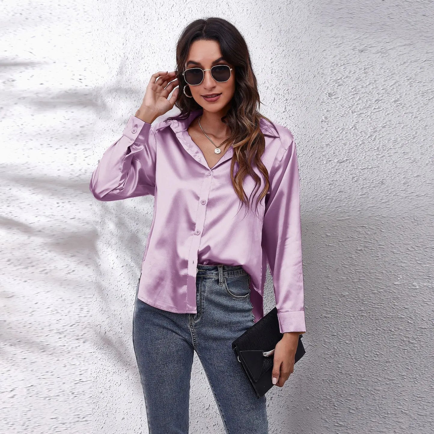 Female loose blouse | social & vintage