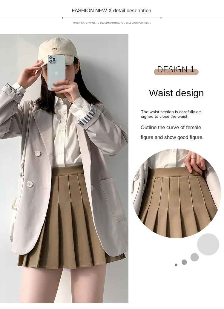 Mini skirt high waisted korean style