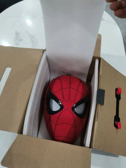 Máscara de Hombre Araña para Cosplay | Máscara electrónica con luces | Control remoto 