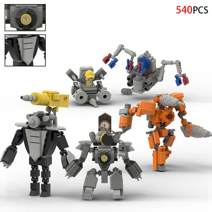 Moc Skibidi Toilet Figures | Building blocks