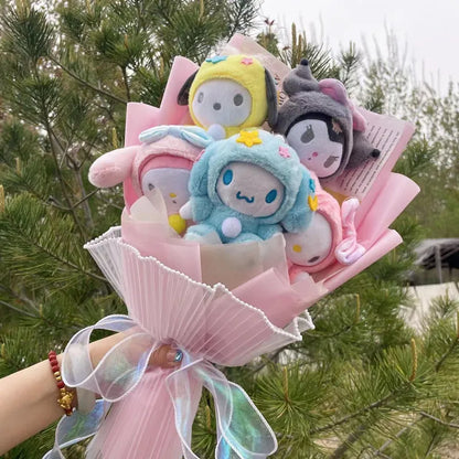 Sanrio Cartoon Plush Cute Bouquet