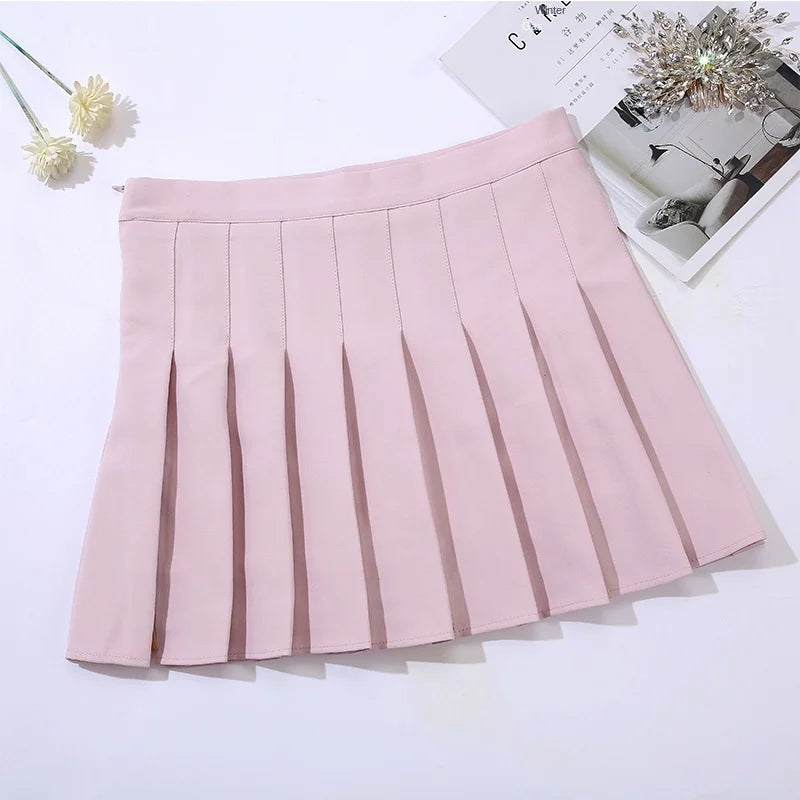 Mini skirt high waisted korean style