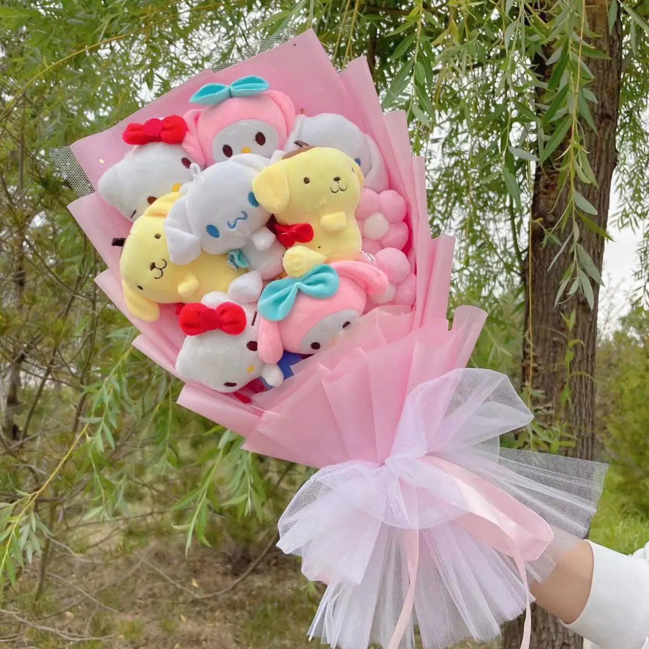 Sanrio Cartoon Plush Cute Bouquet