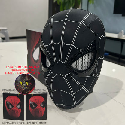 Spider Man Mask for Cosplay | Electronic mask with lights | Remote control