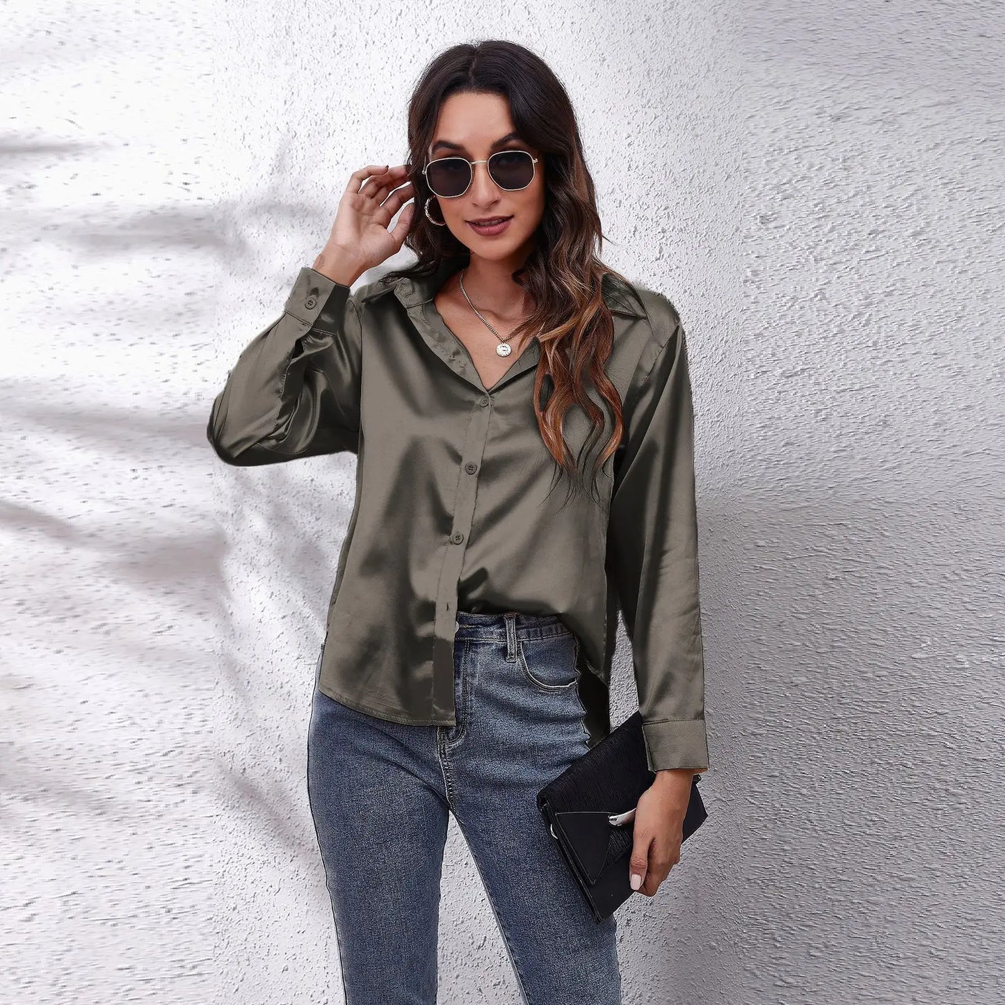 Female loose blouse | social & vintage