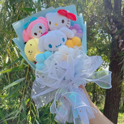 Sanrio Cartoon Plush Cute Bouquet