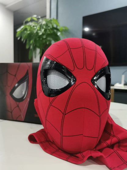 Spider Man Mask for Cosplay | Electronic mask with lights | Remote control