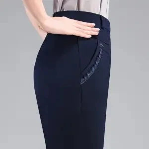 Pantalones polares de talle alto | Elegante e informal 