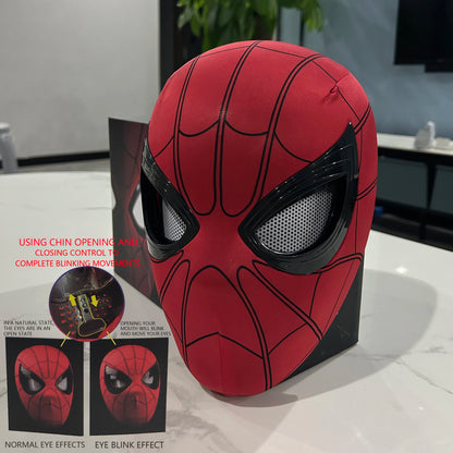 Spider Man Mask for Cosplay | Electronic mask with lights | Remote control