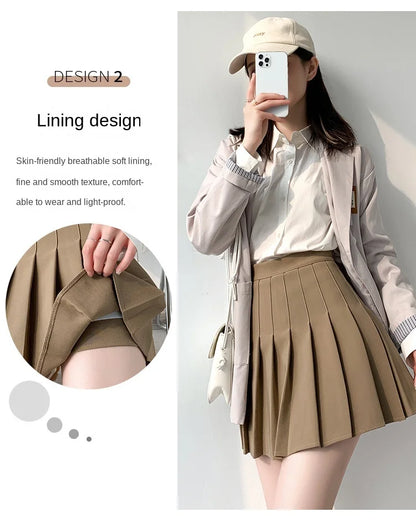 Mini skirt high waisted korean style