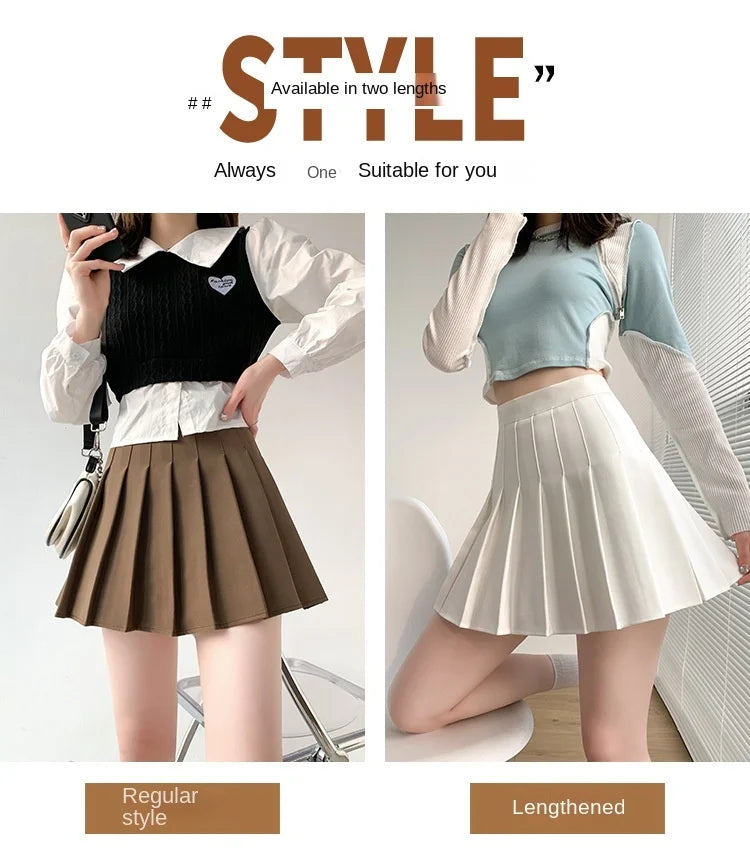 Mini skirt high waisted korean style