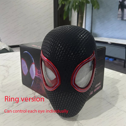 Spider Man Mask for Cosplay | Electronic mask with lights | Remote control