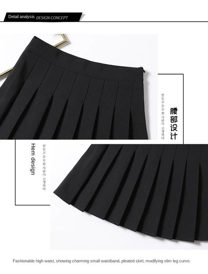 Mini skirt high waisted korean style