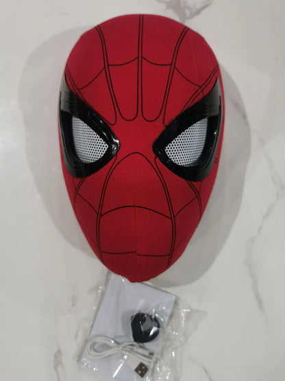 Spider Man Mask for Cosplay | Electronic mask with lights | Remote control