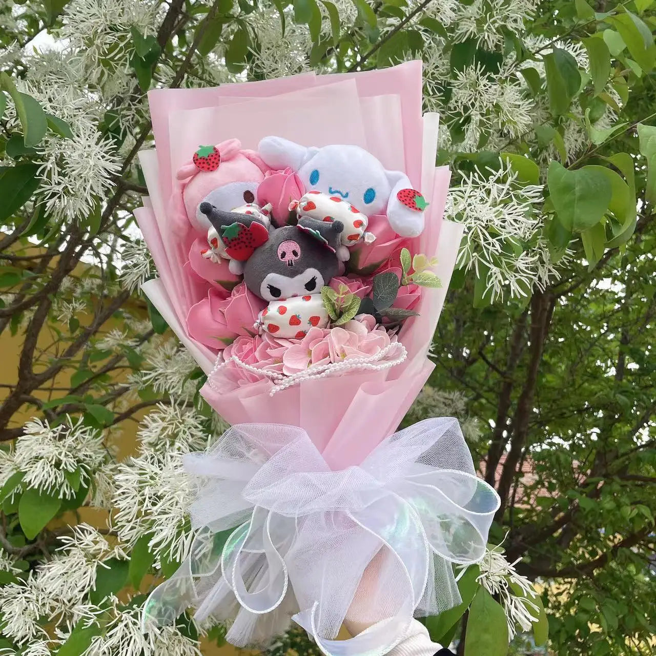 Sanrio Cartoon Plush Cute Bouquet