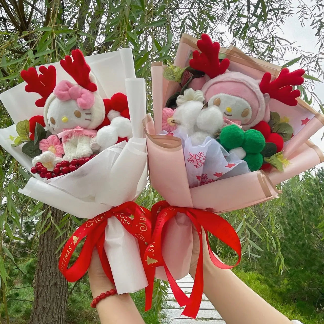 Sanrio Cartoon Plush Cute Bouquet