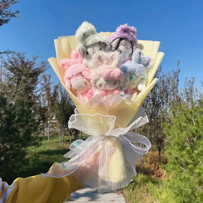 Sanrio Cartoon Plush Cute Bouquet