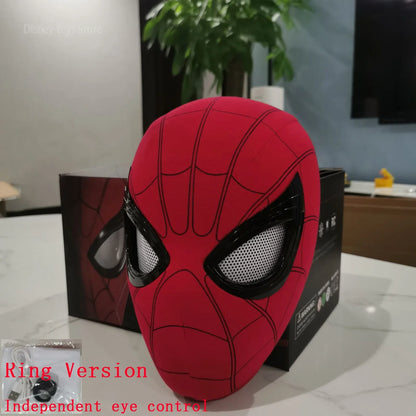 Spider Man Mask for Cosplay | Electronic mask with lights | Remote control