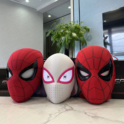 Spider Man Mask for Cosplay | Electronic mask with lights | Remote control