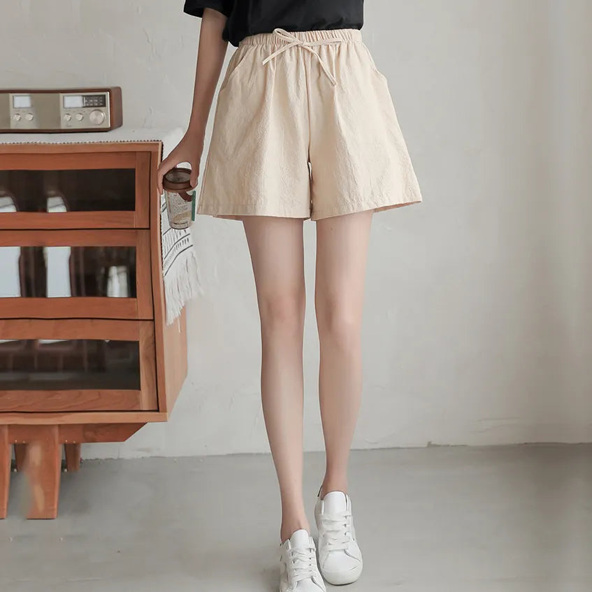 Cotton Loose Wide Leg Shorts | Spring/Summer Wear