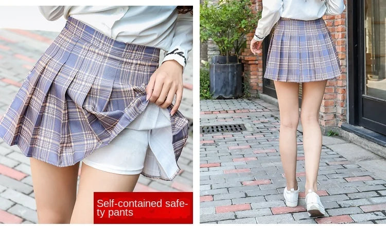 Mini skirt high waisted korean style