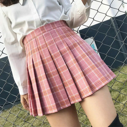 Mini skirt high waisted korean style