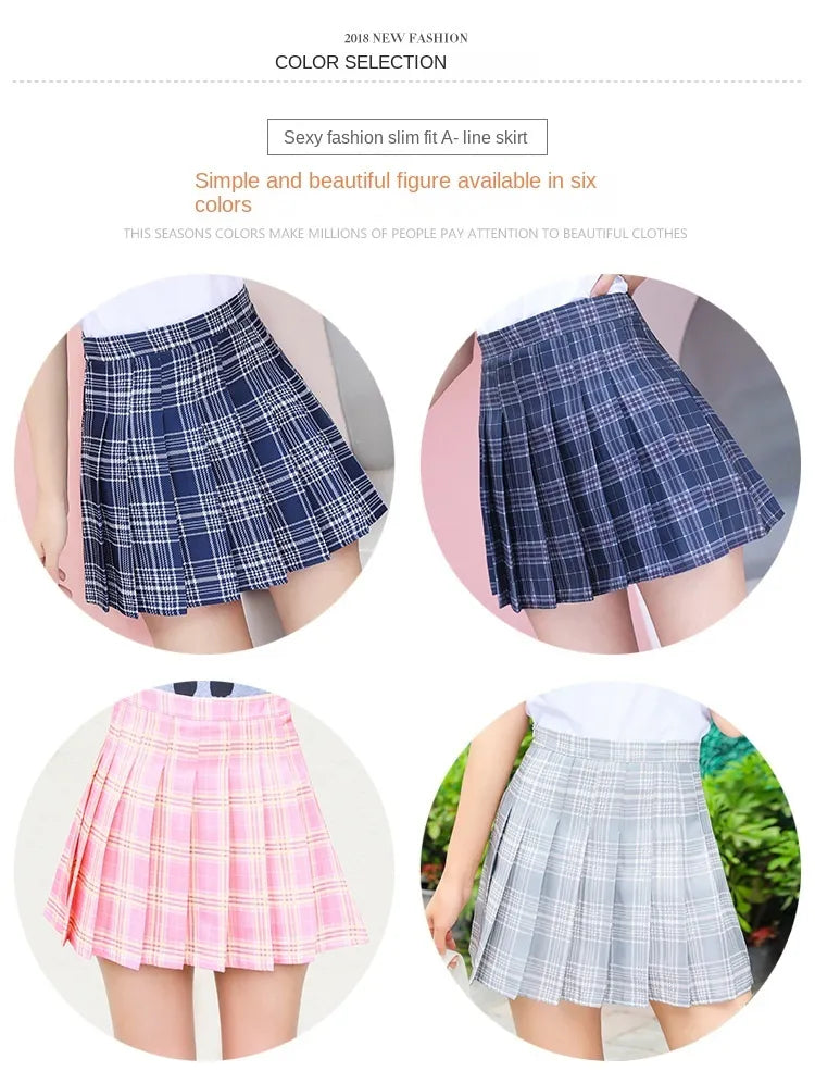 Mini skirt high waisted korean style