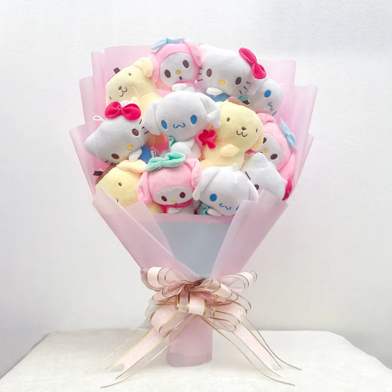 Ramo lindo de peluche de dibujos animados de Sanrio 